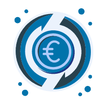 Grafik von einem Euro-Zeichen